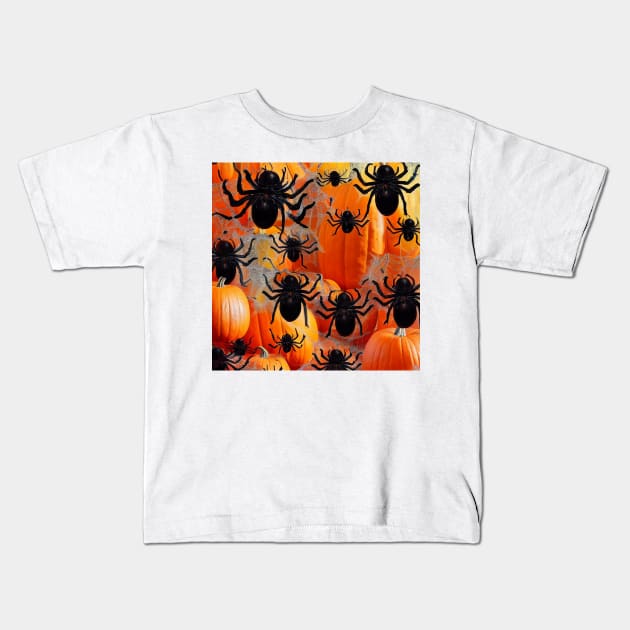 Halloween Design #4 Kids T-Shirt by AntielARt